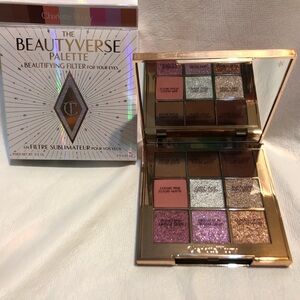 New in box limited edition Charlotte Tilsbury Beautyverse eyeshadow palette